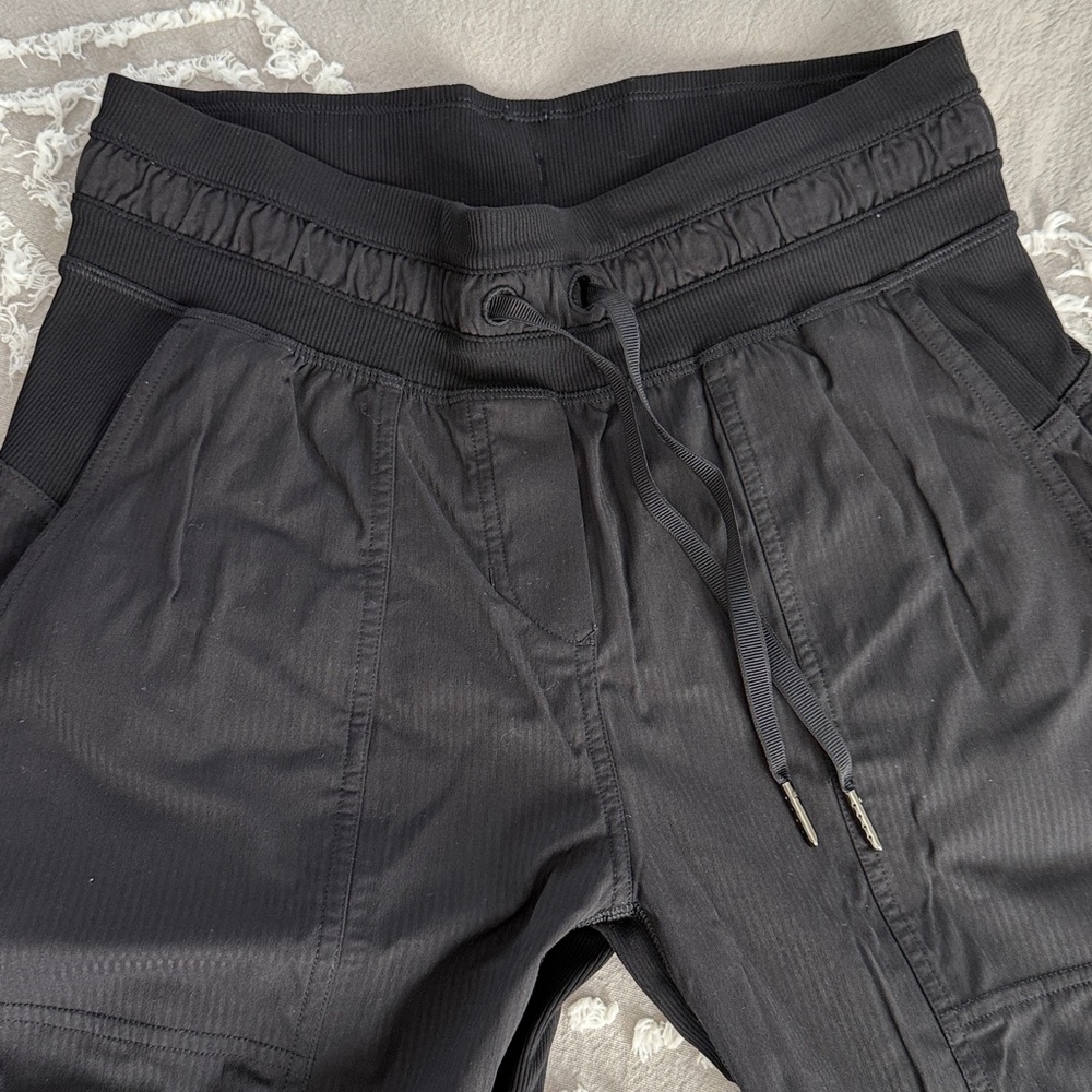 2 Pairs of lululemon dance studio pants women’s size 4 black and Gray
